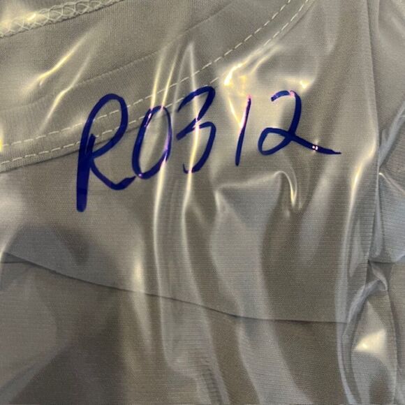 Clara Sun Woo Long Tunic Olive Green Side Slits Breezy 3/4 Sleeve Size Medium - Picture 12 of 12